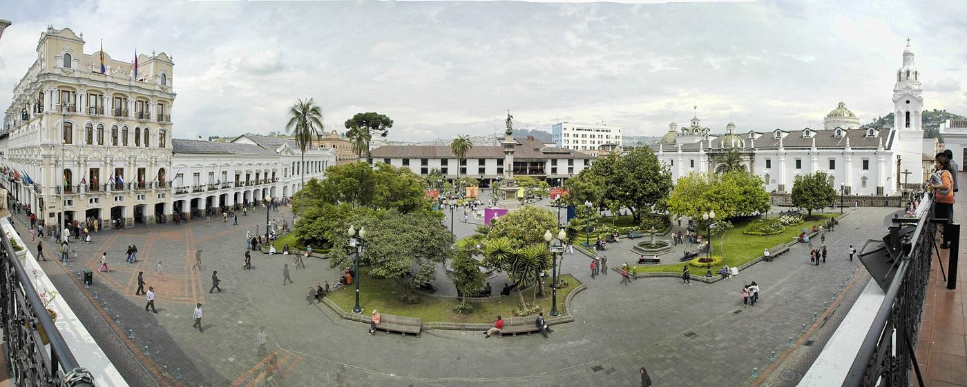 Plaza Grande in Quito's historic center
