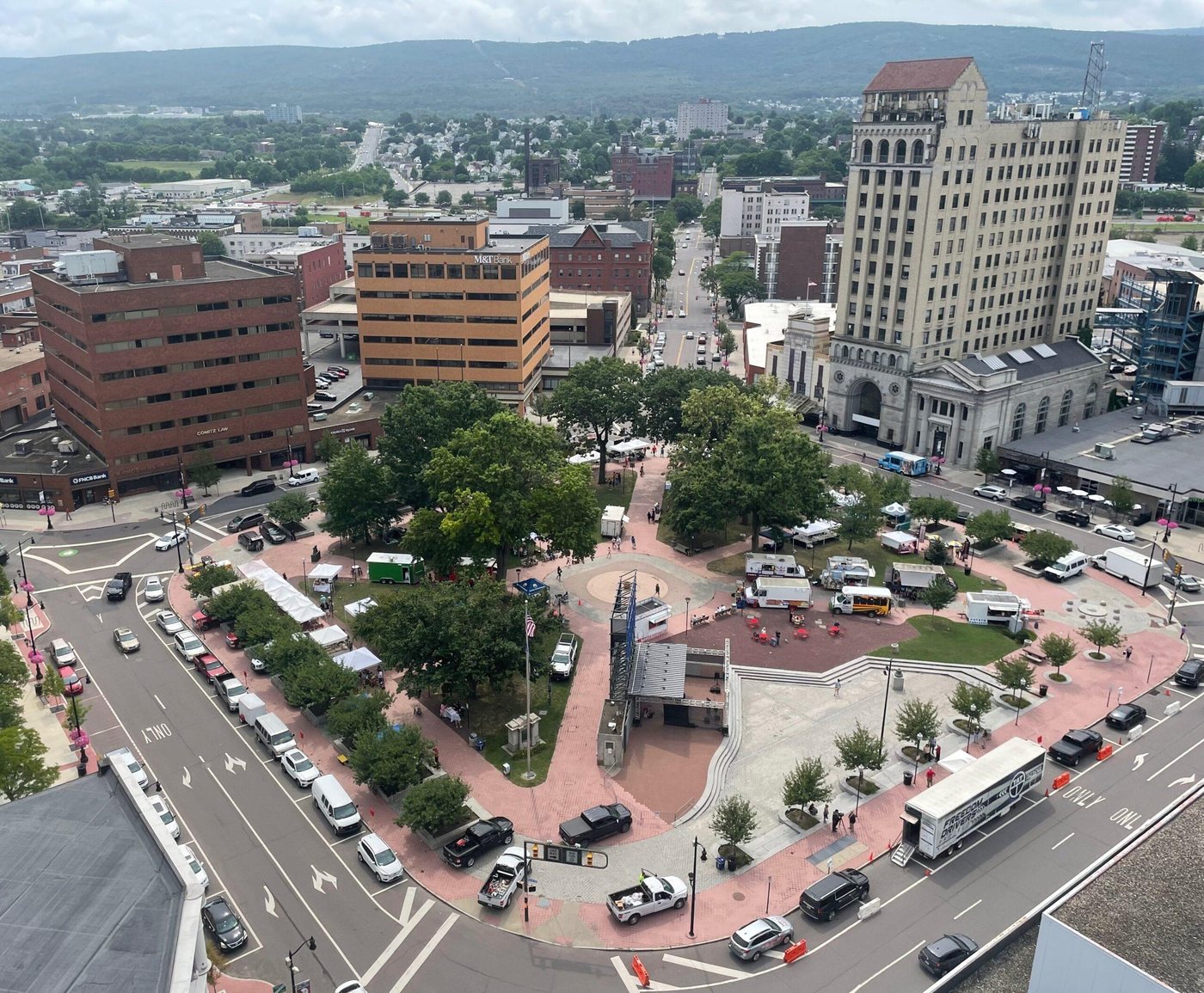 Public Square in Wilkes-Barre, Pennsylvania